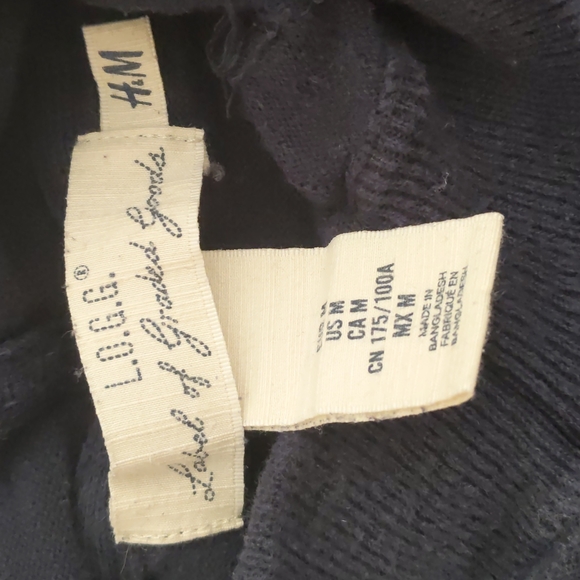 H&M Navy Hooded Sweater - Picture 5 of 5